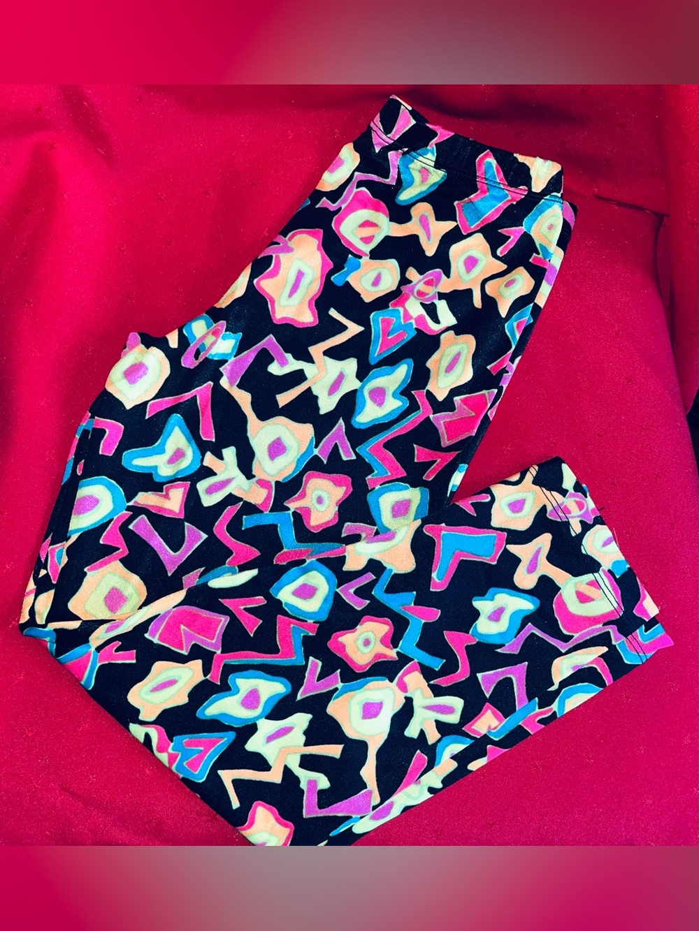 Danskin Neon Abstract Print Leggings